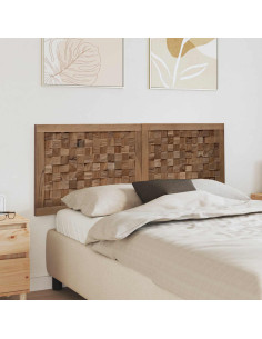 Testiera Naturale 140 cm Legno di teak solido