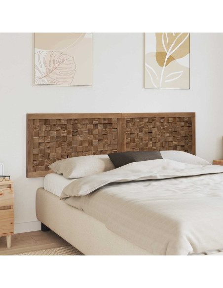 Testiera Naturale 180 cm Legno di teak solido