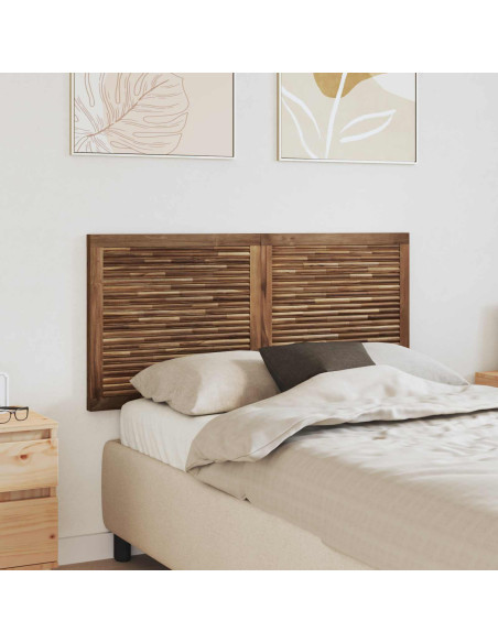 Testiera Naturale 120 cm Legno di teak solido