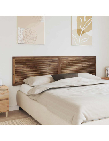 Testiera Naturale 200 cm Legno di teak solido