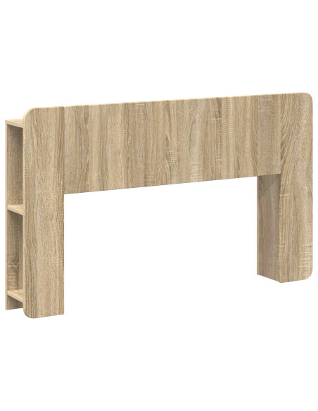 Testata del letto con archiviazione Sonoma Legno ingegnerizzato