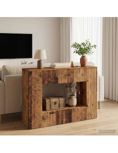 Tavolo consolle Rigato Legno vecchio 101 x 29 x 74 cm