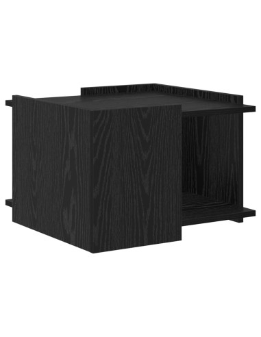 Tavolino da salotto Rovere Nero 50,5 x 50 x 33 cm