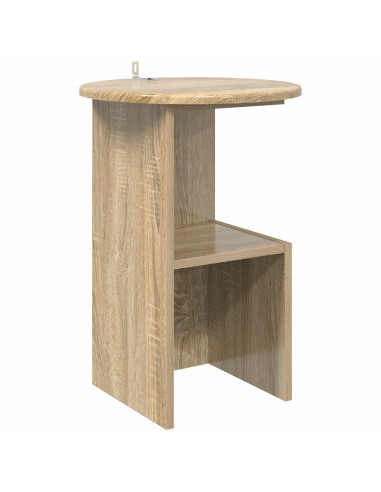 Tavolo laterale Rovere Sonoma Ø 39,5 x 55 cm