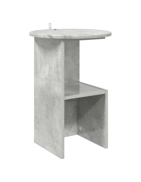 Tavolo laterale Grigio Cemento Ø 39,5 x 55 cm