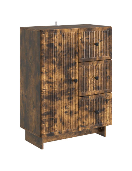Credenza Rovere Fumo 66 x 34,5 x 90 cm Legno ingegnerizzato