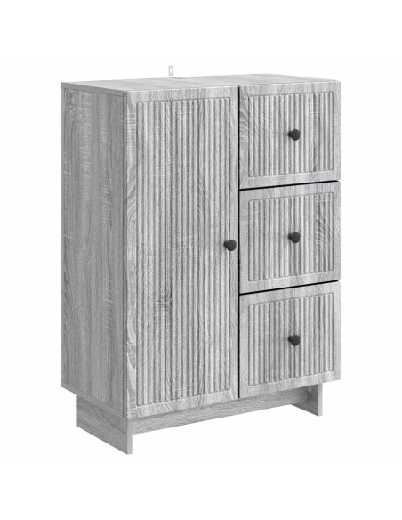 Credenza Grigio Sonoma 66 x 34,5 x 90 cm Legno ingegnerizzato