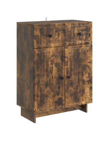 Credenza Rovere Fumo 66 x 34,5 x 90 cm Legno ingegnerizzato