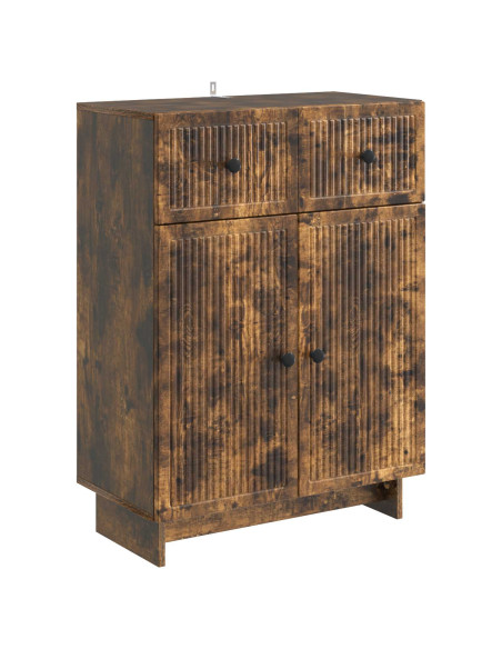 Credenza Rovere Fumo 66 x 34,5 x 90 cm Legno ingegnerizzato