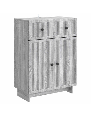 Credenza Grigio Sonoma 66 x 34,5 x 90 cm Legno ingegnerizzato
