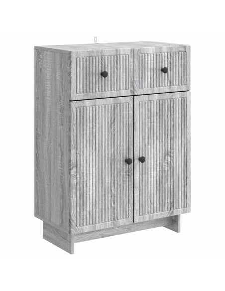 Credenza Grigio Sonoma 66 x 34,5 x 90 cm Legno ingegnerizzato