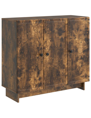 Credenza Rovere Fumo 89 x 34,5 x 80 cm Legno ingegnerizzato