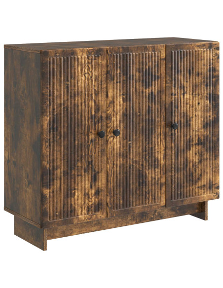 Credenza Rovere Fumo 89 x 34,5 x 80 cm Legno ingegnerizzato