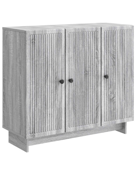 Credenza Grigio Sonoma 89 x 34,5 x 80 cm Legno ingegnerizzato