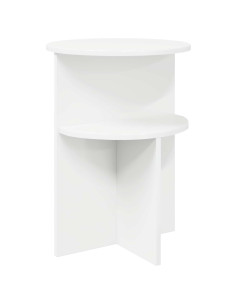 Tavolo laterale Bianco Ø 39,5 x 55 cm Legno ingegnerizzato