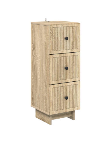 Mobile con Cassetti Rovere Sonoma 33 x 34,5 x 90 cm