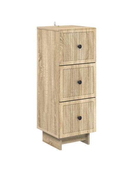 Mobile con Cassetti Rovere Sonoma 33 x 34,5 x 90 cm