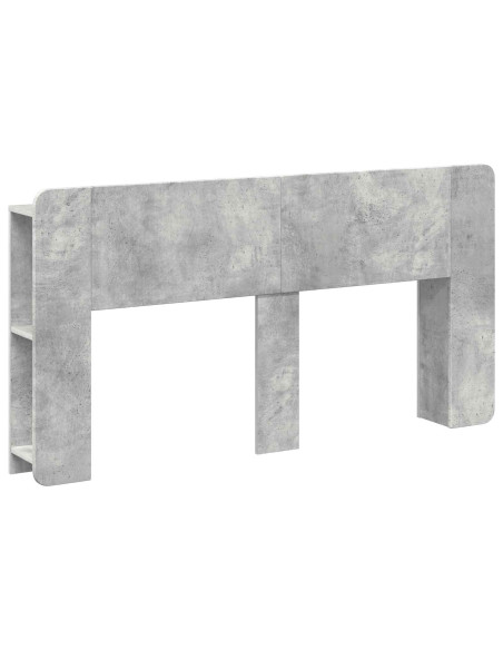 Testata del letto Grigio Cemento Legno ingegnerizzato