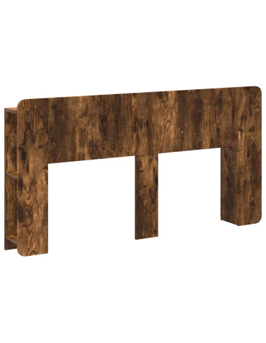 Testata del letto Rovere Fumo Legno ingegnerizzato