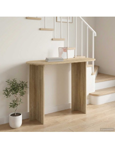 Tavolo consolle Rovere Sonoma 100 x 39,5 x 75 cm