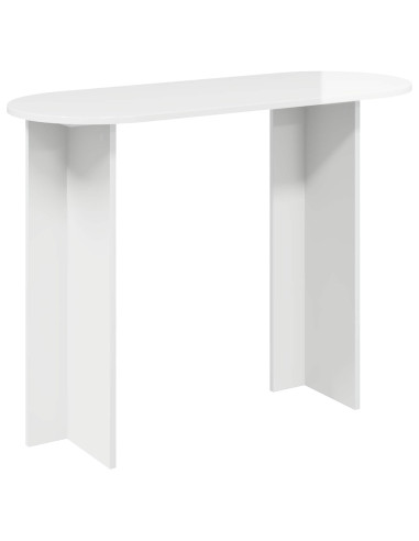 Tavolo consolle Bianco Lucido 100 x 39,5 x 75 cm