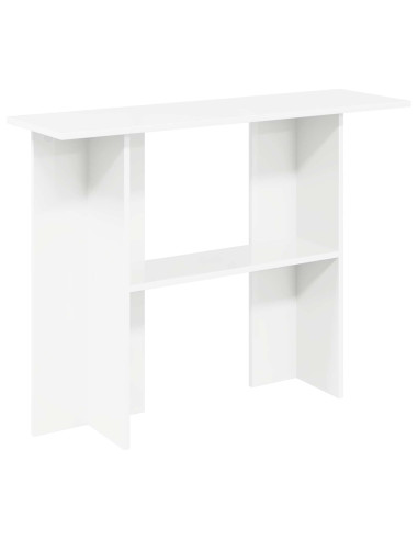 Tavolo consolle Bianco 100 x 30 x 75 cm Legno ingegnerizzato