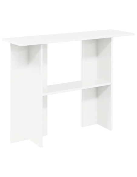 Tavolo consolle Bianco 100 x 30 x 75 cm Legno ingegnerizzato