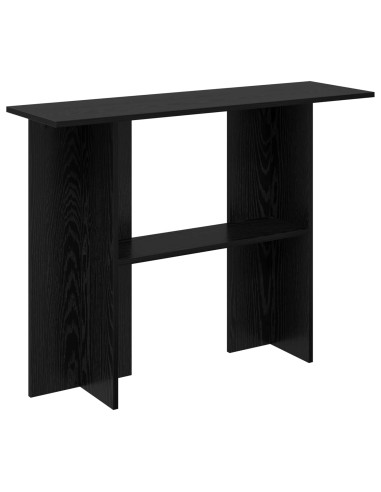 Tavolo consolle Rovere Nero 100 x 30 x 75 cm