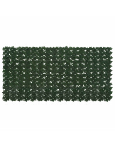 Schermo per balcone con foglie Verde Scuro 200 x 100 cm