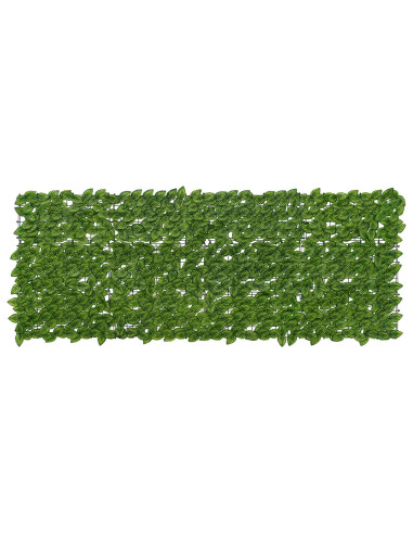 Schermo per balcone con foglie Verde e Giallo 200 x 75 cm