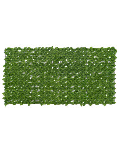 Schermo per balcone con foglie Verde e Giallo 200 x 100 cm