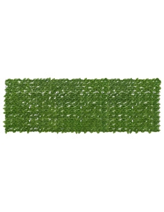 Schermo per balcone con foglie Verde e Giallo 300 x 100 cm