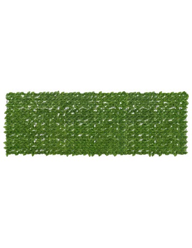 Schermo per balcone con foglie Verde e Giallo 300 x 100 cm