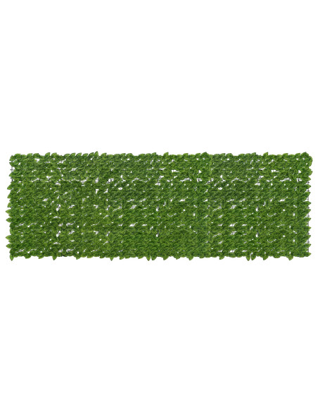 Schermo per balcone con foglie Verde e Giallo 300 x 100 cm