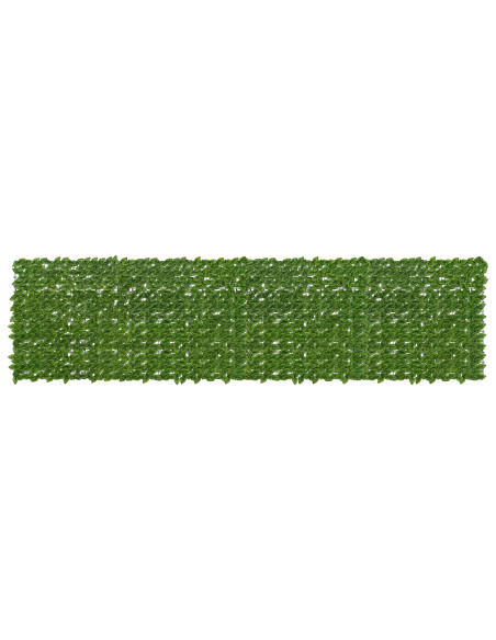 Schermo per balcone con foglie Verde e Giallo 400 x 100 cm