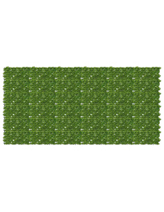 Schermo per balcone con foglie Verde e Giallo 300 x 150 cm