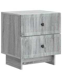 Armadio da Notte con cassetto Grigio Sonoma 43 x 34,5 x 47,5 cm