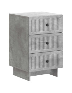 Armadio da Notte con cassetto Grigio Cemento 43 x 41 x 66,5 cm