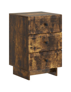 Armadio da Notte con cassetto Rovere Fumo 43 x 41 x 66,5 cm