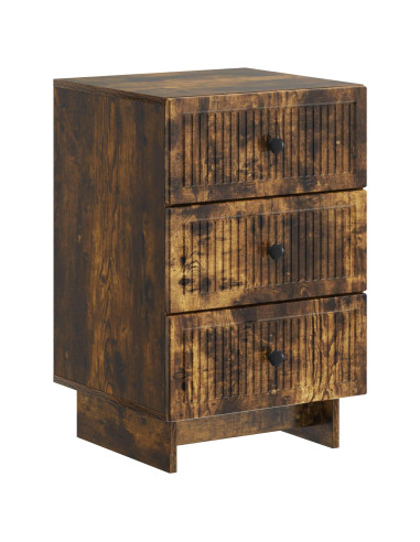 Armadio da Notte con cassetto Rovere Fumo 43 x 41 x 66,5 cm