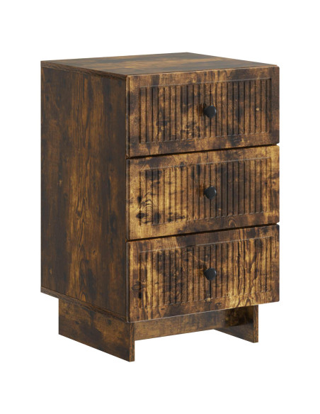 Armadio da Notte con cassetto Rovere Fumo 43 x 41 x 66,5 cm