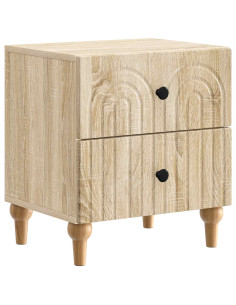 Armadio da Notte con cassetto Rovere Sonoma 43 x 34,5 x 48 cm