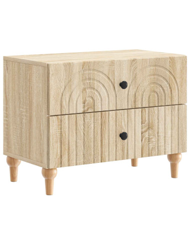 Armadio da Notte con cassetto Rovere Sonoma 62 x 34,5 x 48 cm