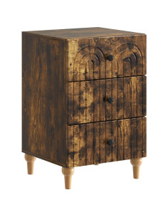 Armadio da Notte con cassetto Rovere Fumo 43x 41 x 66,5 cm