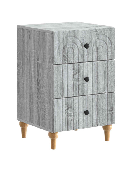 Armadio da Notte con cassetto Grigio Sonoma 43x 41 x 66,5 cm