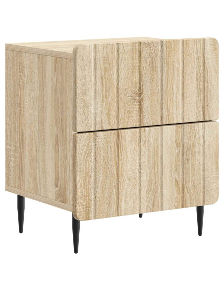 Armadio da Notte con cassetto Rovere Sonoma 43 x 34,5 x 49,5 cm