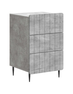 Armadio da Notte con cassetto Grigio Cemento 43x 41 x 68 cm