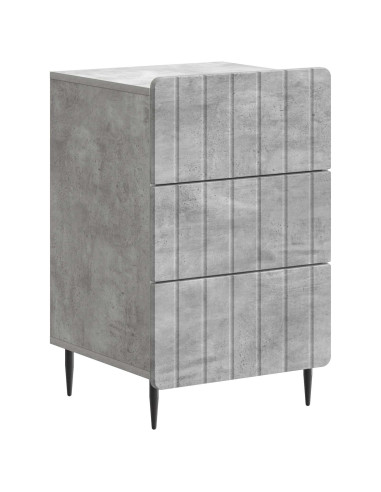 Armadio da Notte con cassetto Grigio Cemento 43x 41 x 68 cm