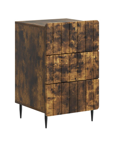 Armadio da Notte con cassetto Rovere Fumo 43x 41 x 68 cm