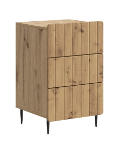 Armadio da Notte con cassetto Rovere Artigianale 43x 41 x 68 cm